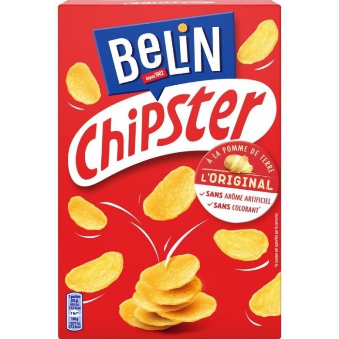 BELIN - Chipster Pétale Salé 75G - Lot De 4