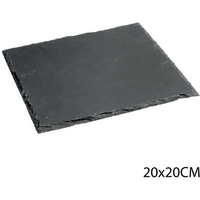 Assiette en ardoise - L. 20 cm