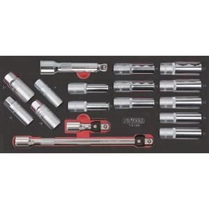 Module de douilles longues et accessoires 1/2\