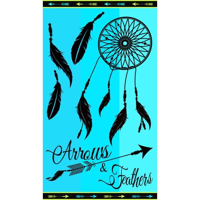 Drap de Plage jacquard ARROWS 100x175 cm 470g/m²