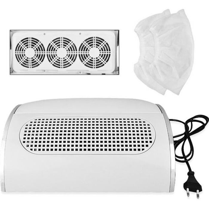 12W Bureau Ongles poussière Collecteur Succion Ventilateur Aspirateur à ongles Manucure Outils Clou Art Salon Nettoyeur Équipement