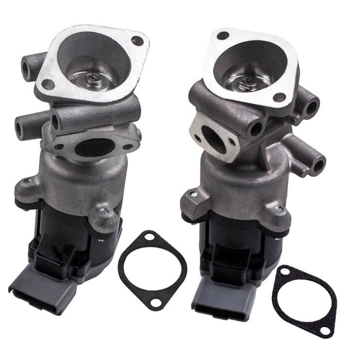 maXpeedingrods 2PCS Vanne EGR Avant Droite+Gauche for Citroën C5 C6 Peugeot 407 607 2.7 HDi