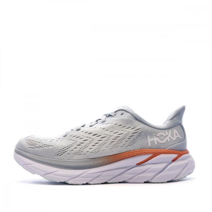 Chaussures de running Grises Femme Hoka Clifton 8