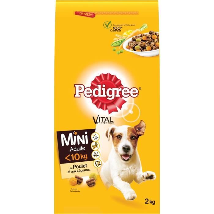 PEDIGREE Croquettes volaille légumes chien 2 kg