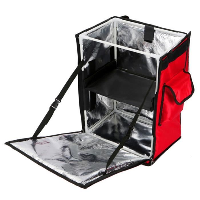 1 Pc à emporter sac à dos Double couche fourre-tout pratique support de GLACIERE - SAC ISOTHERME - ACCUMULATEUR DE FROID
