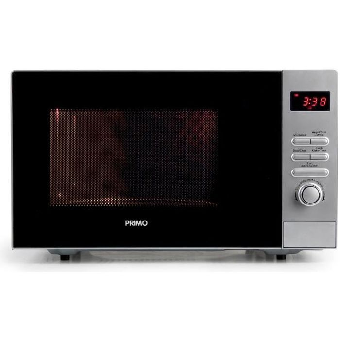 PRIMO MG14-WS Micro-ondes - 23L - 800W - Argent - Pose libre