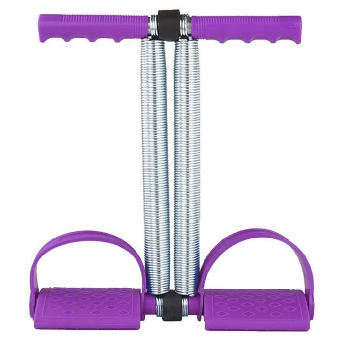 Bandes Multifonctionnelles De Résistance Corde De Formation, Elastic Sit Up Pull Rope Ressort Tension Pédale Abdomen - Violet