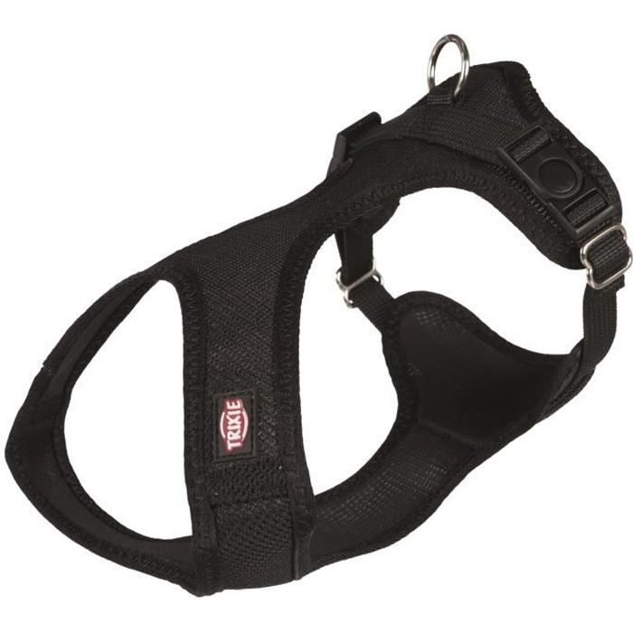 TRIXIE Harnais soft S : 33 à 50cm - Noir - Pour chien