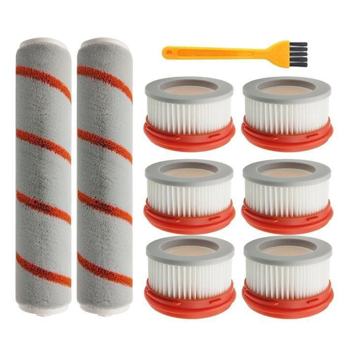 9PCS -Filtre hepa,rouleau brosse pour aspirateur Xiaomi Dream sans fil,manuel,accessoires adaptés aux modèles V9,V9P,V10,pièces