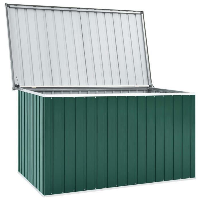 Helloshop26 Coffre de rangement jardin acier - vue 2