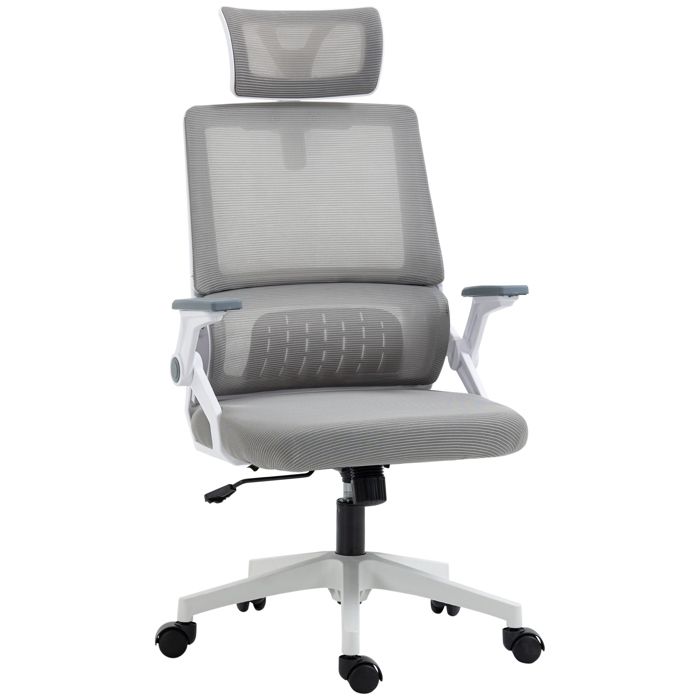 Fauteuil de Bureau Vinsetto Chaise de Bureau réglable Tissu Maille