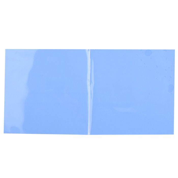 Lot de 2 coussinets en silicone conducteurs thermiques pour dissipateur thermique de puce de processeur 100 mm x 100 mm x 1 mm