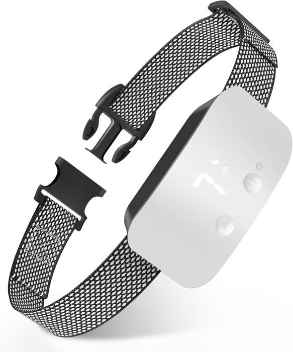 Meilleurs prix pour Collier anti-aboiement rechargeable pour chiens, avec 7 niveaux de sensibilité et d'intensité réglables, vibration bip pour petits,