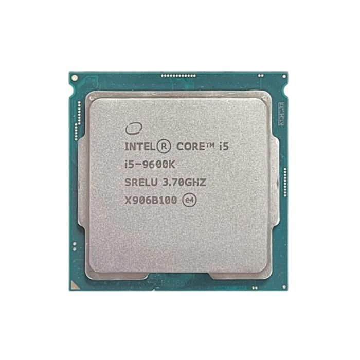 Core i5-9600K CPU Socket LGA 1151 6 cœurs 6 threads 3.7 GHz 9 Mo cache L3 95W