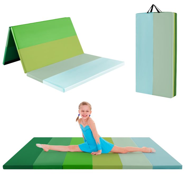 Tapis De Sol 180cm Tapis De Gymnastique Pliable Natte De Gym Matelas Fitness - P