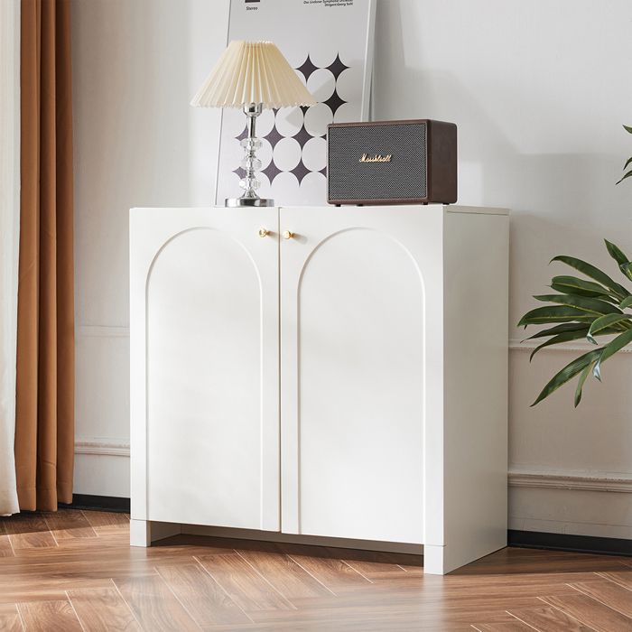 Buffet 2 portes Blanc crème Commode sur pieds 80×40×80 cm Buffet 2 portes Blanc crème Commode sur pieds 80×40×80 cm