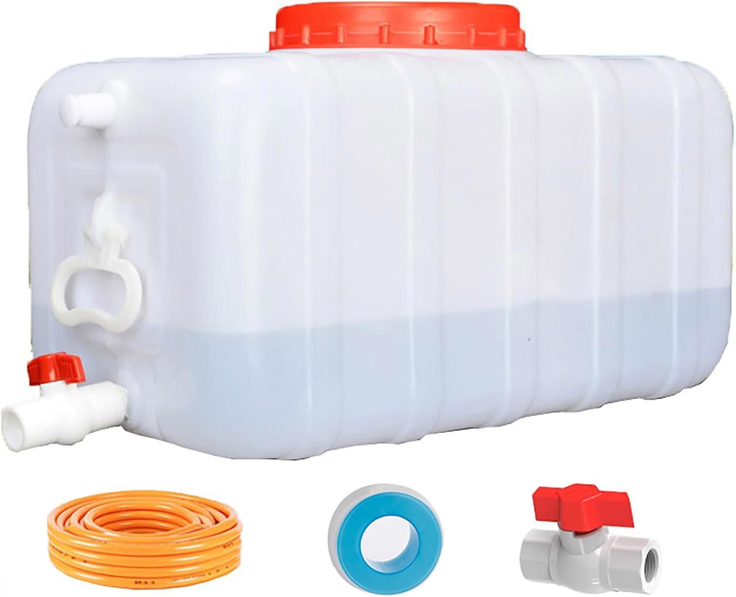 ZHJLF Réservoir D’Eau Camping 30L Qualité Alimentaire – Grand Seau Plastique Avec Robinet – Randonnée, Chasse, Voyages