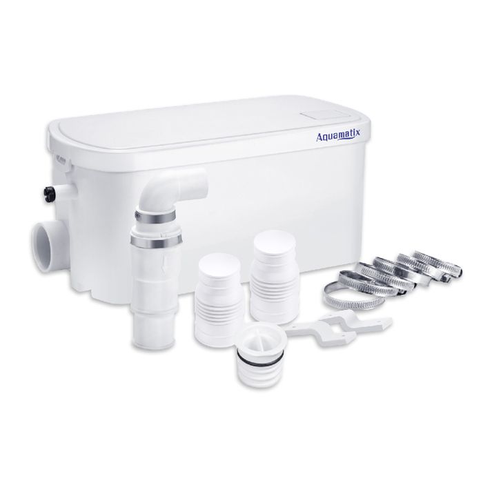 Aquamatix Pompe de douche 250W compacte Pompe sanitaire de relevage