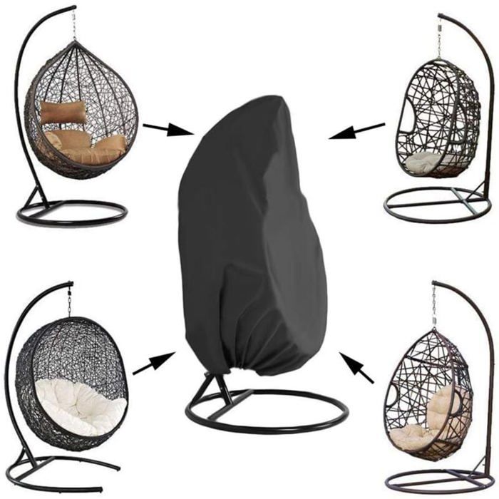 Housse de Fauteuil Suspendu Jardin Rotin Osier Fauteuil Suspendu Imperméable Housse Housse de Protection pour œufs Chaise résistant