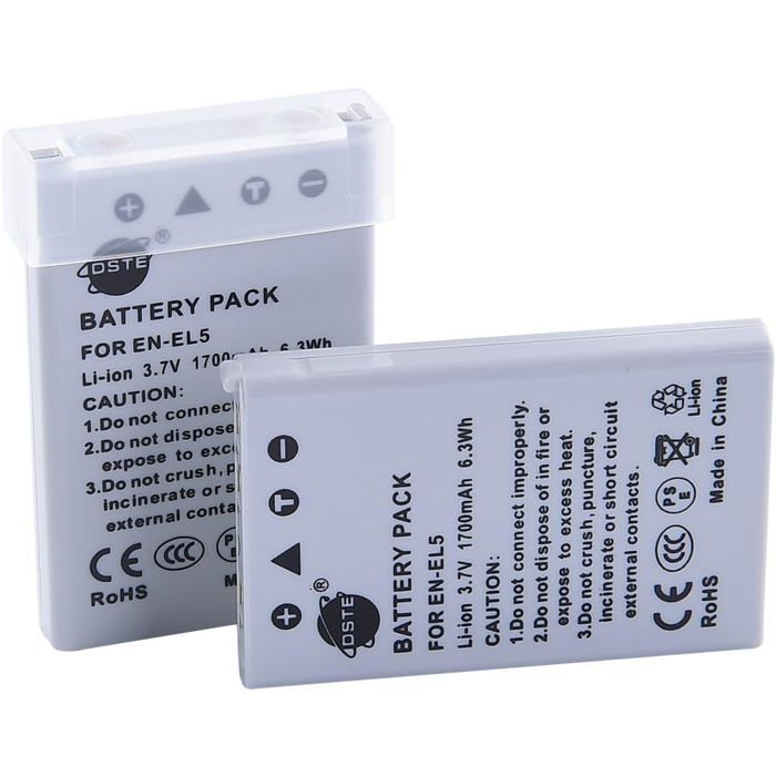 Batterie Li-ion 1000mAh Pour Nikon Coolpix - Modèles 3700, 5200, 4200, P100, P4, Etc. - Neuf