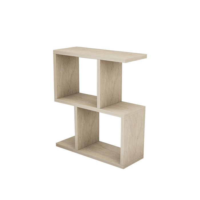 Table dappoint en bois Zet - 45 x 17 x 51 cm - Travertin Table dappoint en bois Zet - 45 x 17 x 51 cm - Travertin