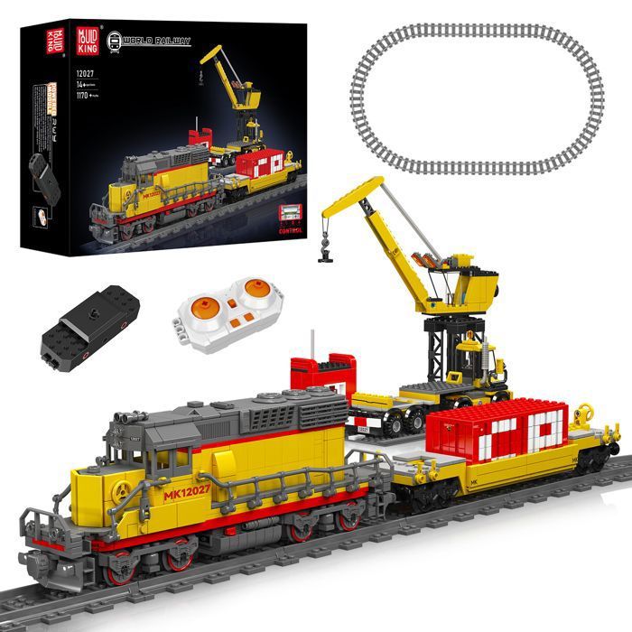 MouldKing 12027s - Locomotive Diesel - 1170 pièces - RC - jeu de construction