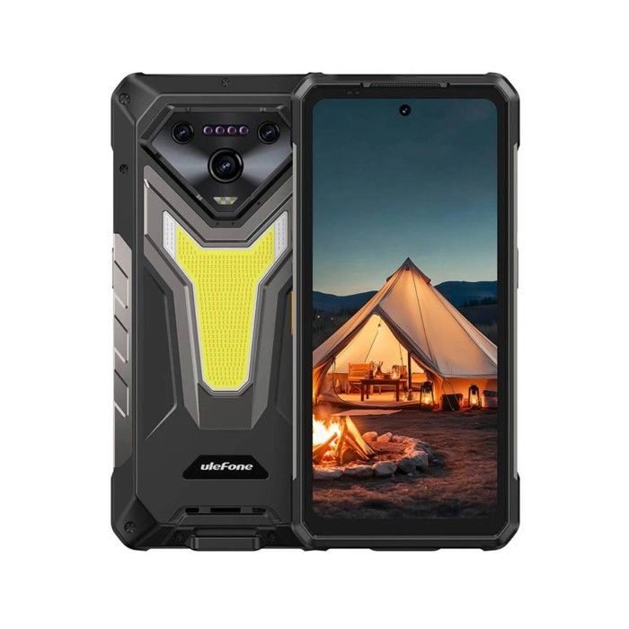 Ulefone Armor 34 Plus 5G – 512GB/16GB Batterie 25 500 mAh LED 1100 lm Double SIM Noir
