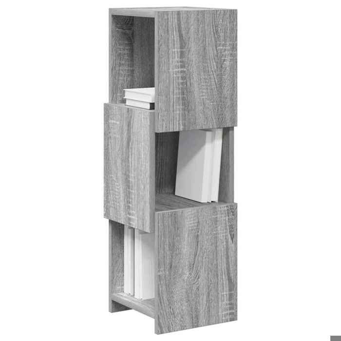 (Vente chaude) Meuble dangle Pour salon - Cabinet de Rangement/Caisson de salon - Gris Sonoma 255x25x80cm Bois dingénierie - M408