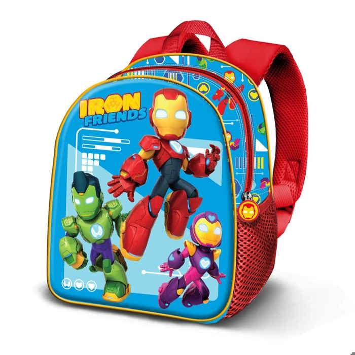 Sac à Dos 3D Elite - KARACTERMANIA - 3D Elite - Iron Man - Bleu - Dos et bretelles rembourrés Sac à Dos 3D Elite - KARACTERMANIA - 3D Elite - Iron Man - Bleu - Dos et bretelles rembourrés