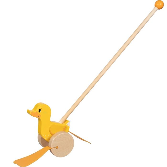 Jouet à pousser - GOKI - Canard Ellie à pousser - Bois - Jaune - Dès 18 mois Jouet à pousser - GOKI - Canard Ellie à pousser - Bois - Jaune - Dès 18 mois