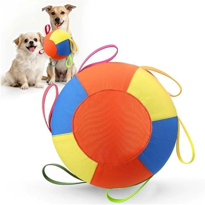 Balle de troupeau de 55 9 cm pour chiens balle jumbo apaisante pour chiens durable résistante aux déchirures gonflable
