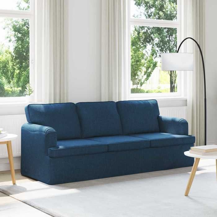Sofa intérieure moderne vidaXL Canapé Bleu 201 x 80 x 85 cm tissu(11156）