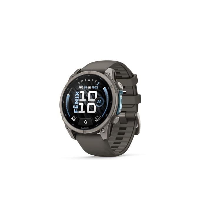 Montre connectée GPS Multisports - GARMIN - fēnix 9 - 47 mm - Écran AMOLED - Verre saphir