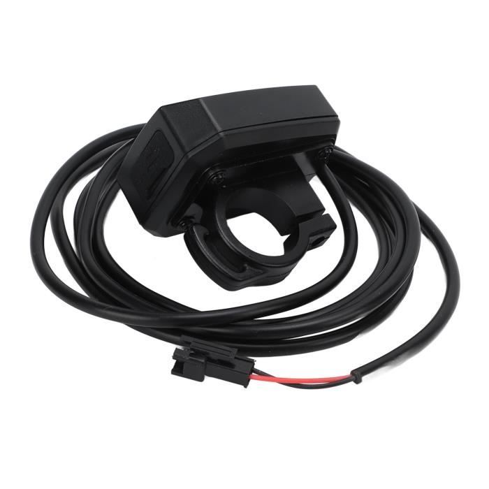 Akozon chargeur USB de moto Chargeur de téléphone de moto chargeur de  guidon USB de vélo électrique Portable Compact pour le