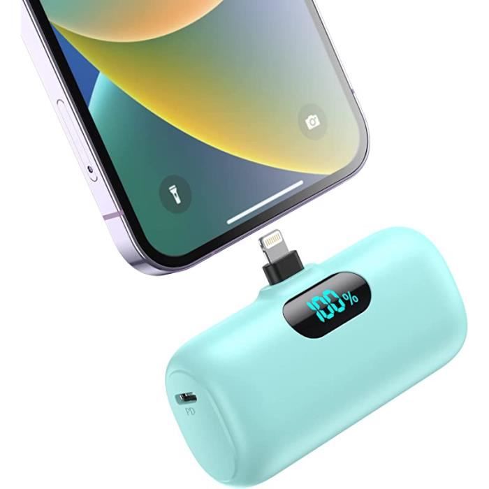 Mini Batterie Externe Portable Compacte à Charge Rapide