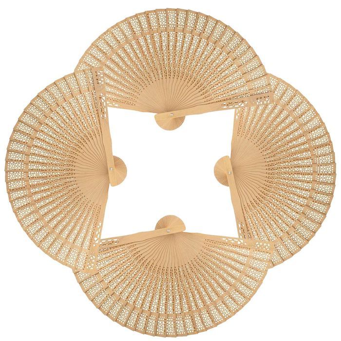 1, 2, Ou 4 éventails Pliants LED Pour Mariages Et Fêtes