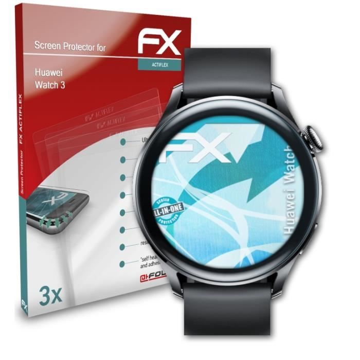 atFoliX 3x Film Protection d'écran pour Garmin Fenix 5X 51 mm mat