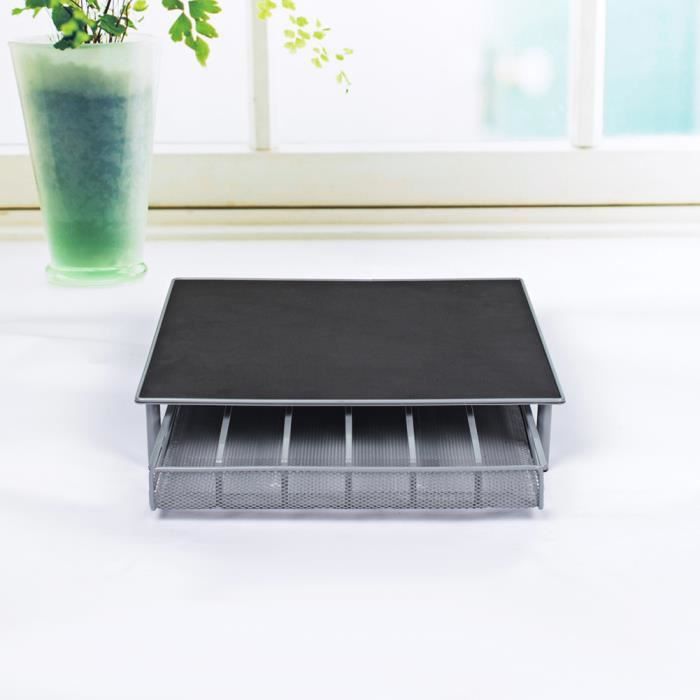 Organisateur de support de tiroir à capsules pour dosettes de