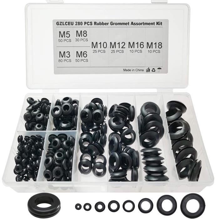 Lot De 30 Écrous De Verrouillage Nylon M8 M10 M12 M16 M18 M20 IP68 Étanche