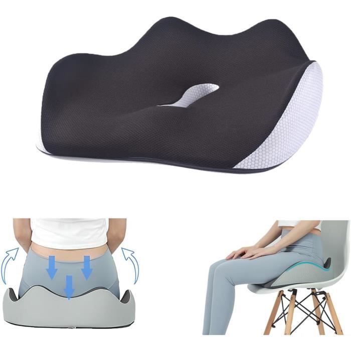 Coussin de siège, Coussin de siège orthopédique Coussin de siège ergonomique,  Chaise en mousse à mémoire de forme