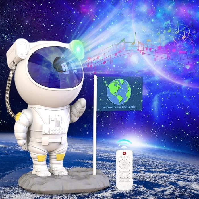 astronaute projecteur ciel étoilé - lampe veilleuse pour enfant bébé - led  pied