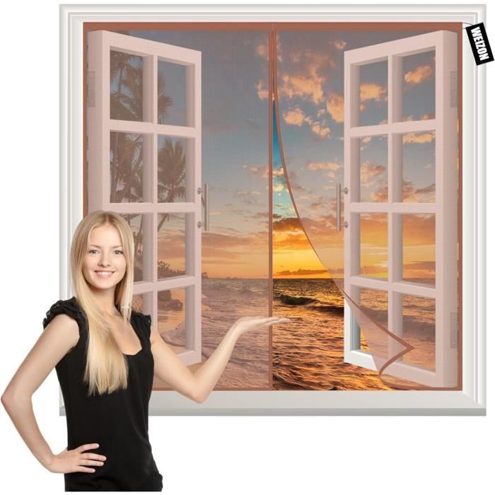 Moustiquaire Porte MagnéTique Fermeture Automatique Moustiquaire Porte AimantéE Anti Insecte Mouche Pour Porte D Entrée Intérieur/Patio 170 X 260 Cm