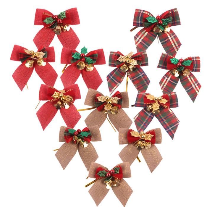 Decoration de noel noeud - Achat / Vente pas cher