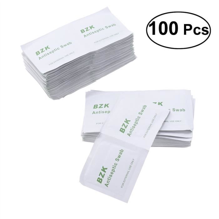 100pcs Bzk Antiseptique Towelettes Exterieur Sterilisation A Usage Unique D Urgence Premiers Secours Lingettes Achat Vente Lingettes Bebe Soldes Sur Cdiscount Des Le Janvier Cdiscount