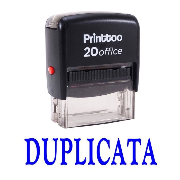 Tampon Auto-encreur 'COPIE' - Encre Rechargeable, Zone 14x38mm, Couleurs Au Choix (noir/bleu/rouge/violet) - 8