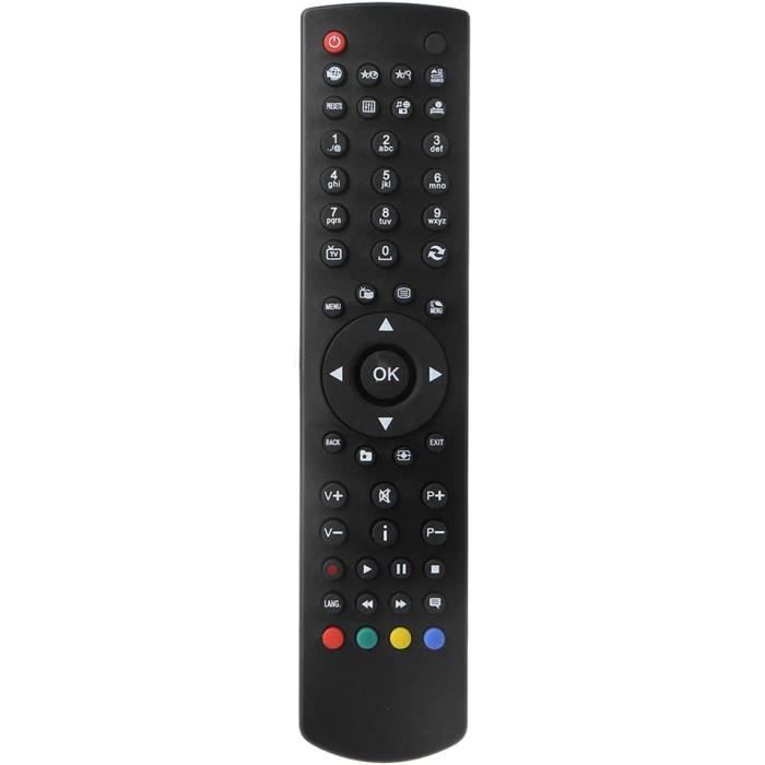 Télécommande Universelle RC4800 - Compatible Vestel, Hitachi, Polaroid, Bush, Telefunken, JVC TV - Modèles D49F283N3C, P24LED13, Etc.