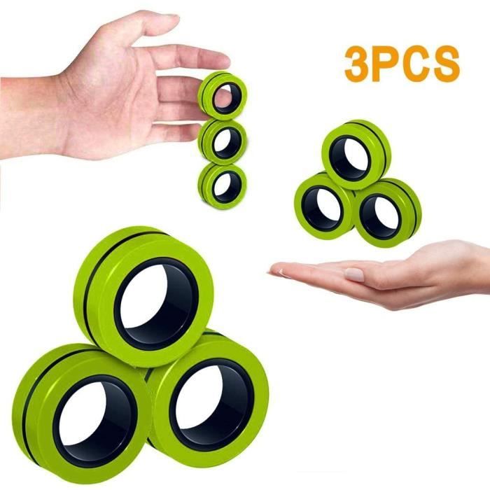 Magnetic Fidget Spinner,12 Pièces Sphère Magnétique Fidget Jouets Aimant Bloc de Construction Cadeau pour Adolescent Adulte Homme Femme Développement de l'intelligence et Soulagement du Stress Autisme 