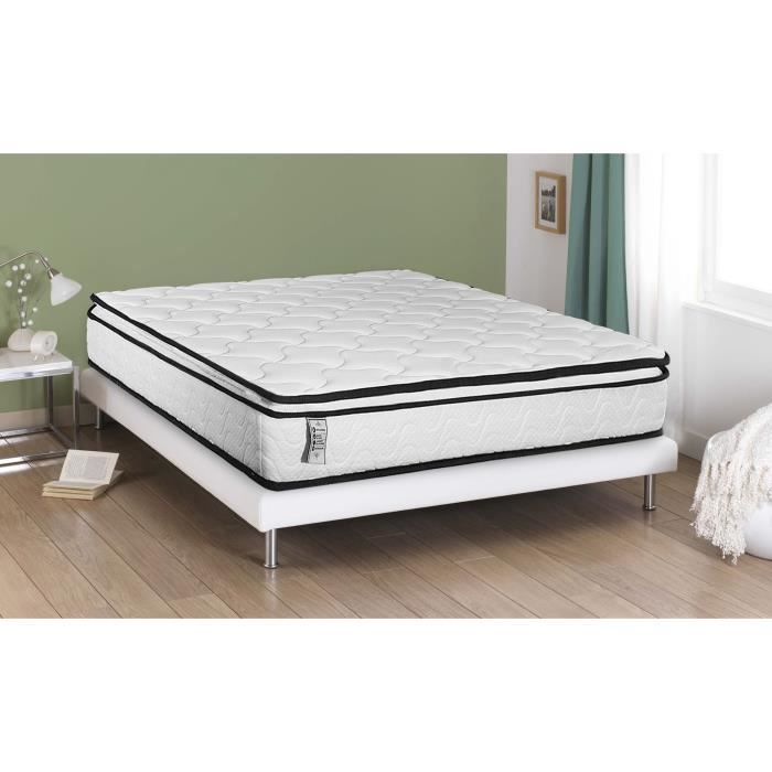 Matelas Buckingham Empereur 160x200 cm M&eacute;moire de forme Epaisseur 22 cm