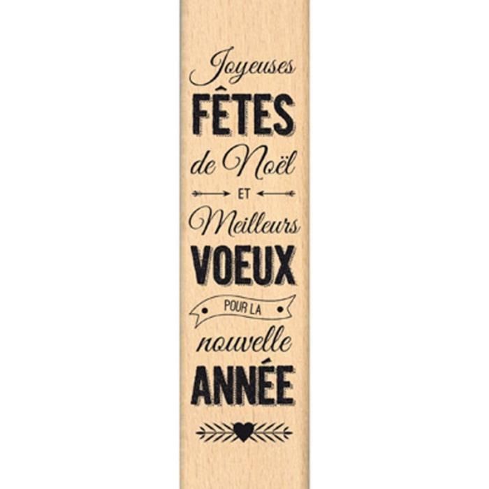 Tampon Bois Noel Joyeuses Fetes De Noel Et Meilleurs Voeux U Achat Vente Tampon Decoratif Tampon Bois Noel Joyeuses Cdiscount