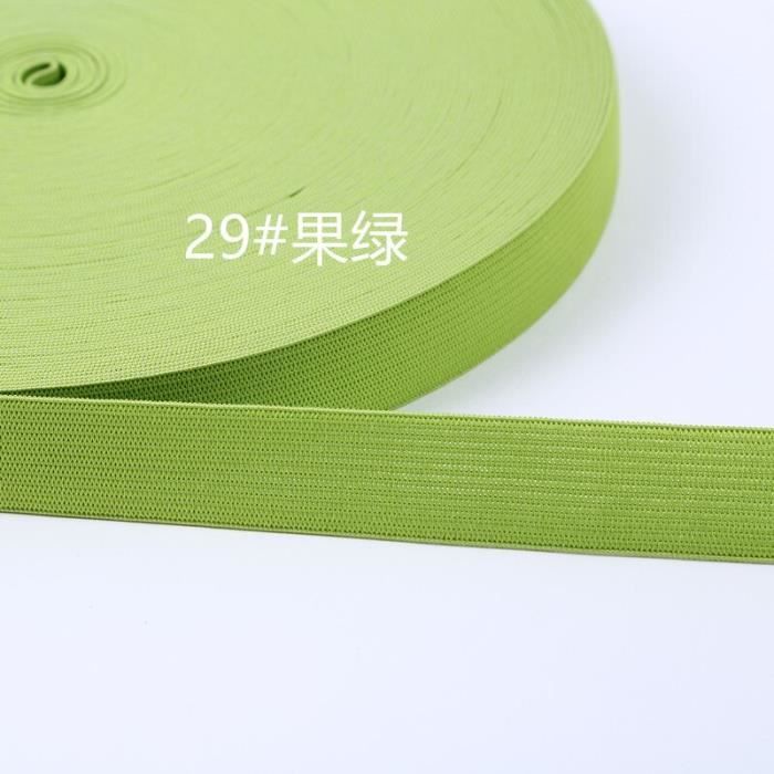 Bande Elastique Couture, 20M X 20mm Ruban Élastique Couture Large Bandes Elastiques Plates Elastique Vetement Pour La Couture, L'artisanat Domestique Et Le Bricolage